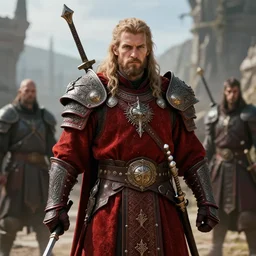 the elder scrolls vi, proud regal battlehardened redguard male warrior, portrait, atmospheric lighting, intricate, volumetric lighting, beautiful, daytime, sunny weather, slight overcast, sharp focus, deep colours, ultra detailed, by leesha hannigan, ross tran, thierry doizon, kai carpenter, ignacio fernandez rios