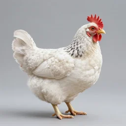 cute!!! barred Plymouth Rock chicken, studio!! Portrait lighting, loosely cropped, spotted with small white hearts!!