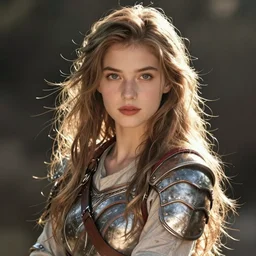 ultra realistic photo of warrior girl greg rutkowski