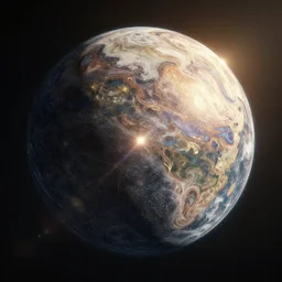 3 d render, sunlight study, the universe is a spheroid region 7 0 5 meters in diameter, art nouveau, by jan davidz de heem and ( ( ( ( ( lisa frank ) ) ) ) ), 8 k, sharp focus, octane render
