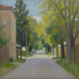 A paiting of a lan