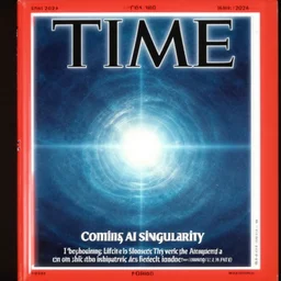 TIME magazine cover, the coming AI singularity, a deepness in the sky, analog