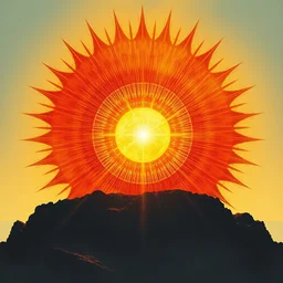 the sun. highly detailed, digital painting, watercolor, soviet realism, engraving, artstation, concept art, smooth, sharp focus, vivid grunge, manga, illustration, unreal engine 5, 8 k, art by bilibin and kilian eng and malevich and mucha