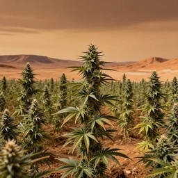 Canabis farm in Mars