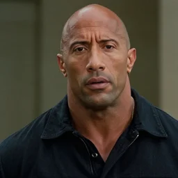 film still close up shot of dwayne johnson as henry hill from the movie goodfellas. photographic, photography