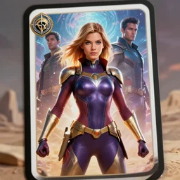 veteran girl superhero, powerful male character from futuristic movies, character portrait, trading card game art, perfectly shaded, extremely detailed, matte, artstation, volumetric lighting, 4 k, deep focus, dynamic scene, specular highlights, sharp focus, deserted landscape, magic eldritch heaven, art by carlos huante and brom