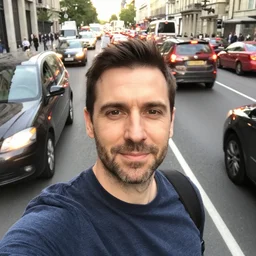 tom scott takes a selfie in oncoming traffic