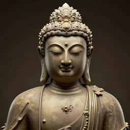 Buddhist Nibbana, the eternal perfection, photo, portrait, 3d, high details, intricate details, by vincent di fate, artgerm julie bell beeple, 90s, Smooth gradients, octane render, 8k, High contrast, duo tone, depth of field, very coherent symmetrical artwork