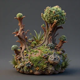 zbrush realistic naturia botanicula fantasy magical realism micro macrocosm