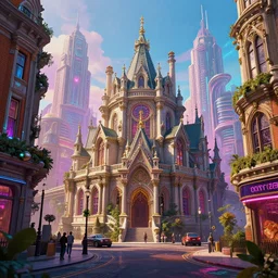 victorian london city metropolis, cyberpunk style, vivid colors, high details, cinematic, 8k resolution, beautiful detailed, photorealistic, digital painting, artstation, concept art, smooth, sharp focus, illustration, fantasy background, artstation trending, octane render, unreal engine