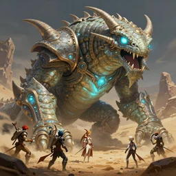 grand jagras boss of monster hunter world iceborn worldboss guild raid,, dune inspired gigantic sandworm digital painting bioluminance alena aenami artworks in 4 k rtx hdr design by lois van baarle by sung choi by john kirby and artgerm style pascal blanche and magali villeneuve