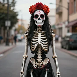 day of the dead skeloton greg rutkowski