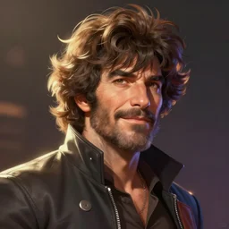 Bob Ross  in apex legends as an anime character digital illustration portrait design by Ross Tran, artgerm detailed, soft lighting