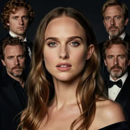 portrait of natalie portman in the style of wayne barlowe, gustav moreau, goward, bussiere, roberto ferri, santiago caruso, luis ricardo falero, austin osman spare