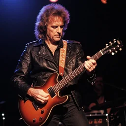 jean - michel jarre in a nightclub in florida playing guitar