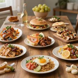 a feast but all the food is made of javascript
