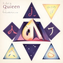 album cover of hiragana queen triangles by conrad roset