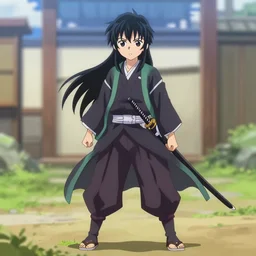 full body kimi no na wa shinsekai yori saitama zombie desu ka katana anime isekai shiki, depth of field, sharp focus