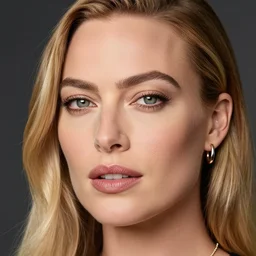 margot robbie portrait, 8k resolution, amazing detail