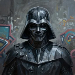Darth Revan picture by Sachin Teng, asymmetrical, dark vibes, Realistic Painting , Organic painting, Matte Painting, geometric shapes, hard edges, graffiti, street art:2 by Sachin Teng:4