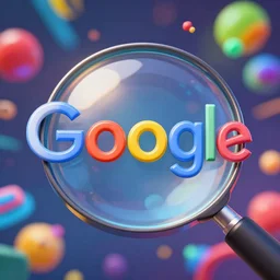 google knowledge graph as it seems itself from the inside, bokeh, 3D render, magnified, vibrant colors, 4k HD