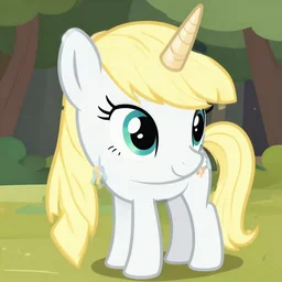 blonde unicorn