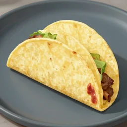 taco with only nopal