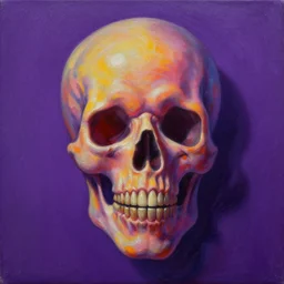 refined oil painting, background purple, co - oli - ver - ti - godlessness phalopathy - mescaline dramatic lighting, extremely detailed, sharp focus, cast shadows, vibrant, digital art