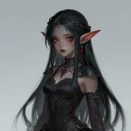 animel elf girl, darks kin