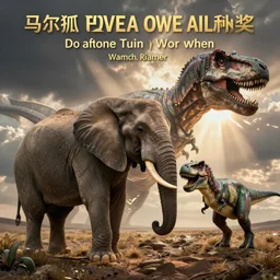 elephant and t - rex!!! hybrid!!!!!!!!!