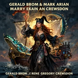 a pirate witch summoning a kraken aboard a ghost ship by gerald brom and mark arian and harry ekman and gregory crewsdon