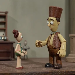 still from a stop-motion film (1964)