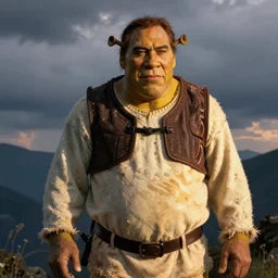 nicolas cage as shrek ogre