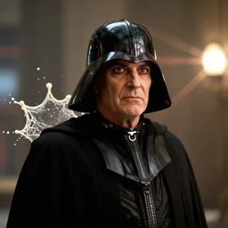Portrait of George Soros as darth sidious from star wars, splash art, movie still, cinematic lighting, dramatic, octane render, long lens, shallow depth of field, bokeh, anamorphic lens flare, 8k, hyper detailed, 35mm film grain
