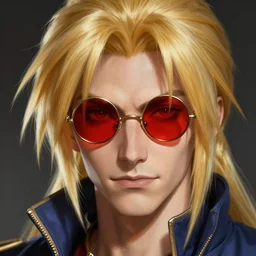alucard from castlevania wearing small round red retro sunglasses as a realistic fantasy d & d character, close - up portrait art by donato giancola and greg rutkowski, realistic face, digital art, trending on artstation, 4 k