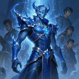 : blue avatar, fantasy magic,, intricate, sharp focus, illustration, highly detailed, digital painting, concept art, jahbu art and paul lewin and kehinde wiley, james cameron masterpiece, by yoshitaka amano by yukito kishiro by artgerm