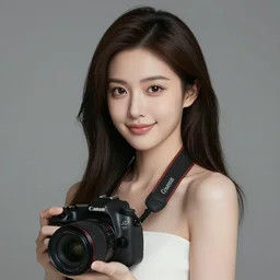 very detailed, photorealistic digital art of a beautiful young woman, from the waist up, with sharp features, a beautiful face, soft smile, under studio lighting, taken with a canon eos camera with 1 3 5 mm focal length, etheral, highly detailed, portrait style