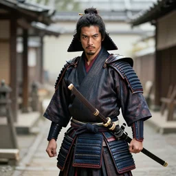 edo style samurai warrior, tony sart