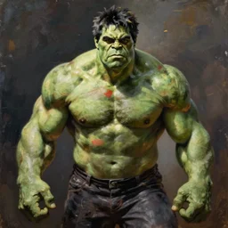 muscular mark ruffalo as the hulk, shirtless, painting by gaston bussiere, craig mullins, j. c. leyendecker, tom of finland