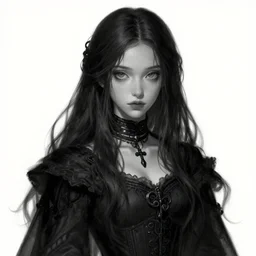 girl venizian era, dark fantasy, extremely detailed, sharp focus, smooth, digital illustration, by rossdraws, frank franzzeta, sakimichan