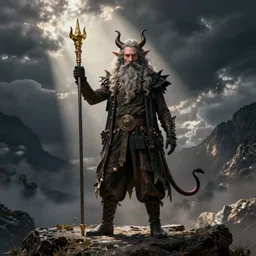 satan claus with devil's tail, dennis carlsson