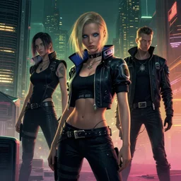 cyber punk, by greg rutkowski, by rhads, by jesper ejsing
