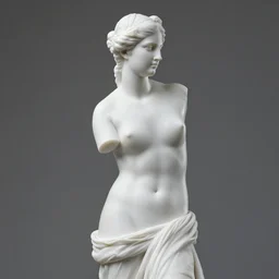 venus de milo made by pure white ceramic, a little bit opaque, very very high detailed, by wadim kashin, featured in artstation, octane render, cinematic, elegant, intricate, 8 k