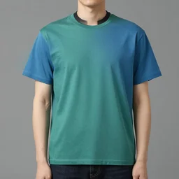 green blue ((((ombre)))) t shirt
