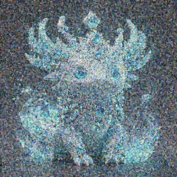 9 th dimensional axolotl prince, encrusted with jewels, frosty cyan aura