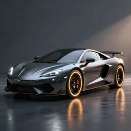 luxury sports car , mystic aura , glowing , rim lighting , 4k , HD , realistic