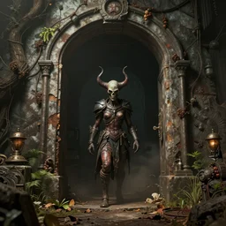 Portal to hell, award winning photography, highly detailed, detailed vfx, raytracing