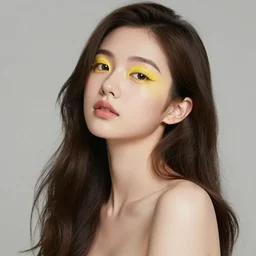 the portrait of an absurdly beautiful, graceful, elegant, sophisticated, sensual young teen idol made up of lemons looking up, an ultrafine hyperdetailed illustration by kim jung gi, irakli nadar, intricate linework, bright colors, octopath traveler, final fantasy, unreal engine highly rendered, global illumination, radiant light, detailed and intricate environment