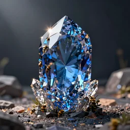 sapphire crystal, beeple, octane render, unreal engine
