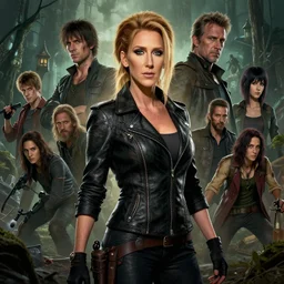 highly detailed portrait of celine dion, in the walking dead, stephen bliss, unreal engine, fantasy art by greg rutkowski, loish, rhads, ferdinand knab, makoto shinkai and lois van baarle, ilya kuvshinov, rossdraws, tom bagshaw, global illumination, radiant light, detailed and intricate environment